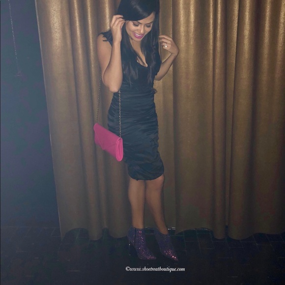 New Glitz n Glam - Sparkling Periwinkle Booties - Picture 3 of 3